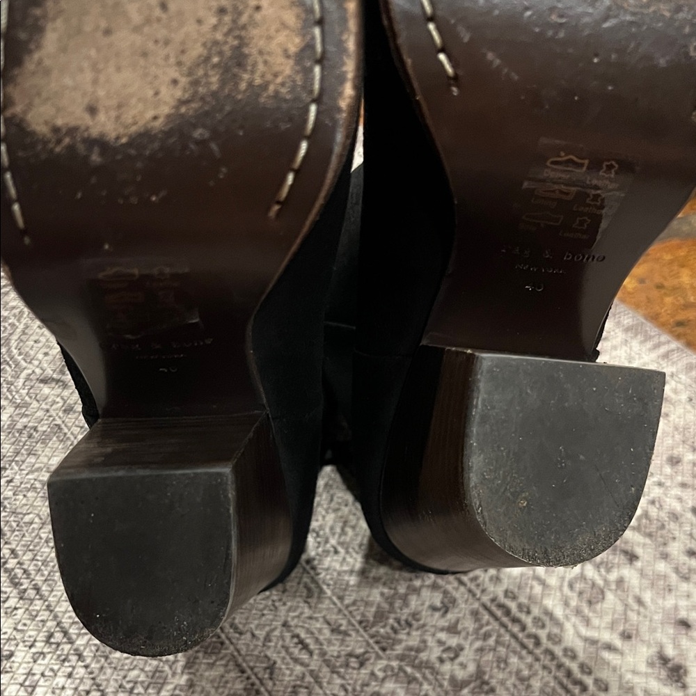 Rag & Bone Black Classic Newbury Ankle Boots - Picture 12 of 16